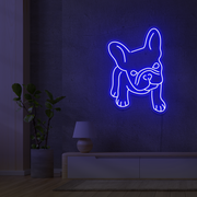 French Bulldog Neon Wall Art