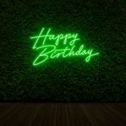 Happy Birthday Neon Sign