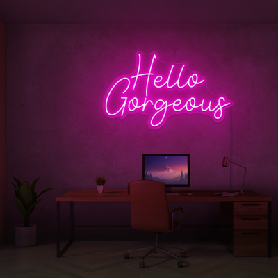 HELLO GORGEOUS Neon Sign
