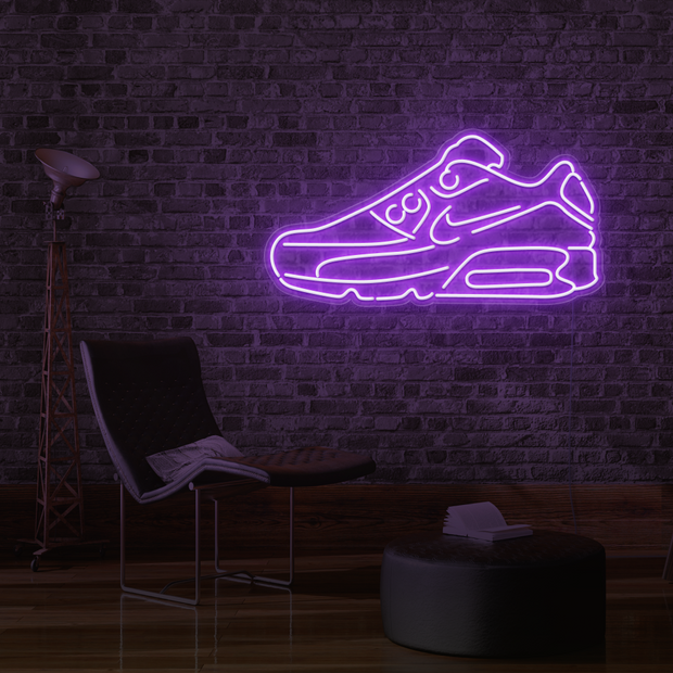 Max Air Shoe Neon Wall Art