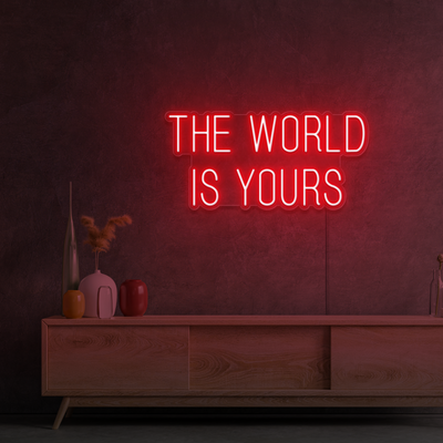 Event Signage - The World is Yours